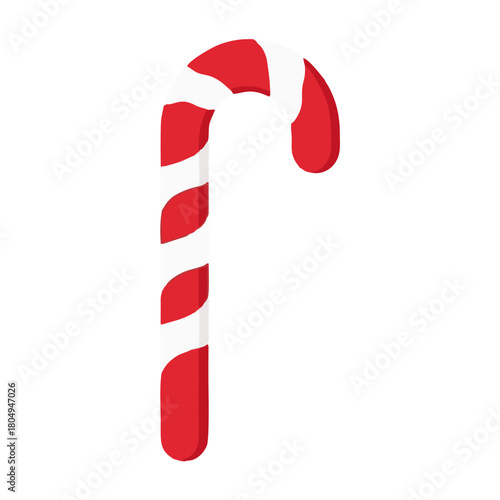 baston, caramelo, navida, baston, baston navideño, vector, símbolo, decoraciones, ilustración, bombones, designio, icono, rayado, color, alimento, celebraciones, vacaciones, azucarar, figura, bandera