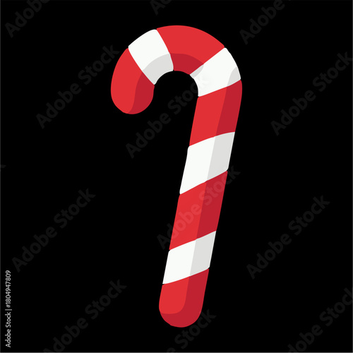 baston, caramelo, navida, baston, baston navideño, vector, símbolo, decoraciones, ilustración, bombones, designio, icono, rayado, color, alimento, celebraciones, vacaciones, azucarar, figura, bandera