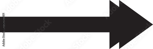 Dark black isolated arrow icon on white background.  Modern simple vector arrow on white page. Pointing arrow icon set. Right side pointing arrowhead. eps 10