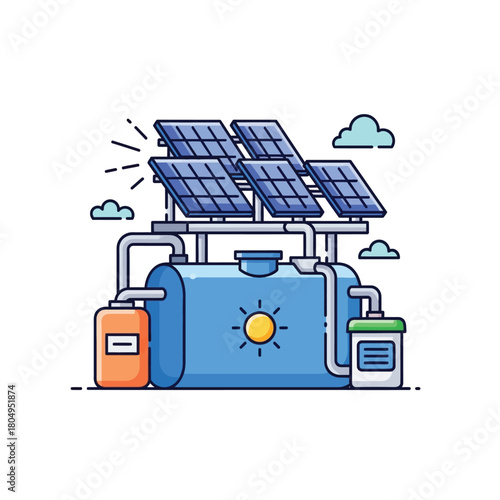 Sustainable Energy Icon Collection for Eco-Friendly Power Solutions and Green Technology Innovations