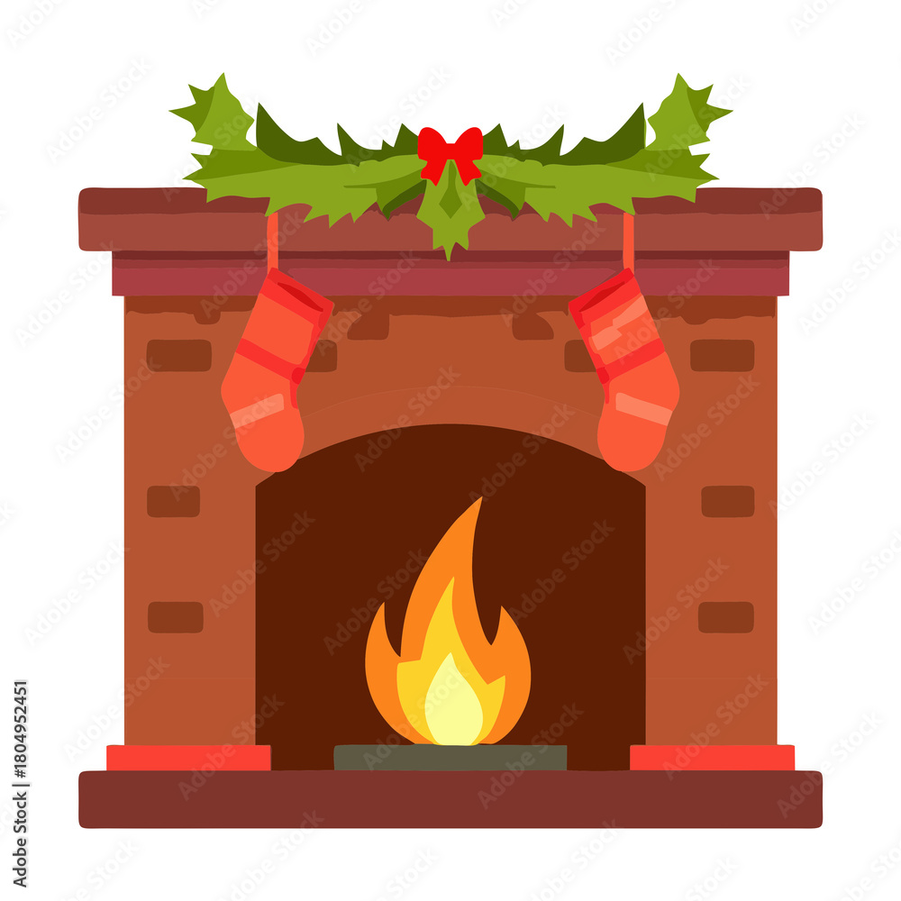 Fototapeta premium vector, chimenea, navidad, santa, navida, bujía, fuego, llama, ilustración, celebraciones, icono, alumbrado, decoraciones, símbolo, vacaciones, designio, cera, ardiente, acomodador, lámpara, cardar