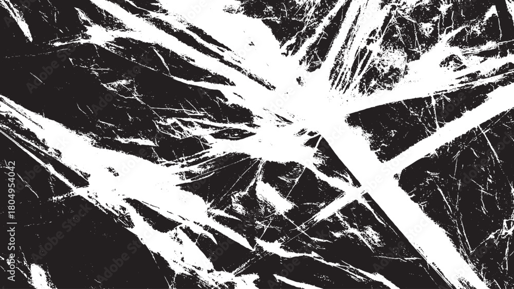 Obraz premium The plastic surface is wrinkly and tattered making abstract pattern. plastic transparent cellophane bag on white background. 