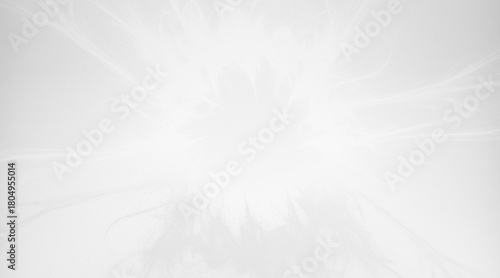 White explosion with radiating lines, cloudlike ethereal shape, light effect, bright