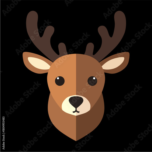 reno, navidad, santa, ciervo, animal, caribú, vector, ilustración, inhospitalario, navida, dibujos animados, asta, mamífero, silueta, naturaleza, fauna, administrar, cuca, cervus canadensis, café