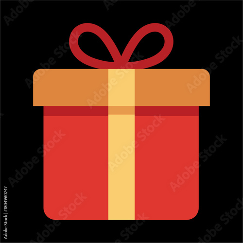 navidad, regalo, box, navida, caja, caja de regalo,  cumpleaños, cinta, actualidad, arco, celebraciones, vacaciones, imprevisto, aniversario, 3d, embalaje, decoraciones, aislada, rojo, valentín