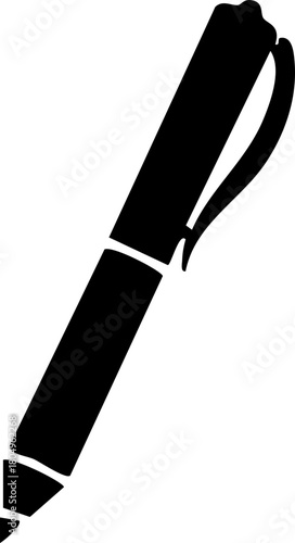 Pen Icon . classic hand writing tool for calligraphy. Copywriting Related Vector, pen logo silhouette vector design template premium, sign up icon. Vector illustration !