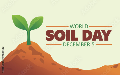 Vector graphic of World Soil Day ideal for World Soil Day celebration.