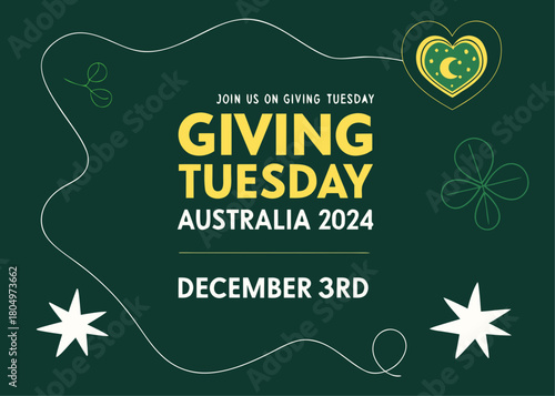 Giving Tuesday Australia 2024 A Call to Action for Charitable Giving on December 3rd promotional