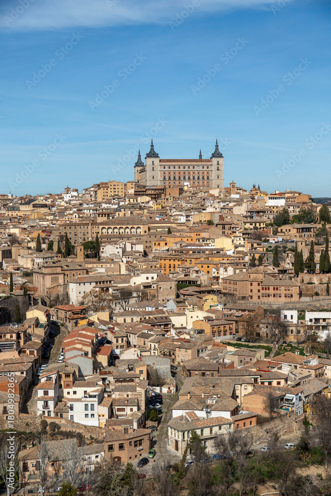 Fototapeta premium a view of Toledo in Spain