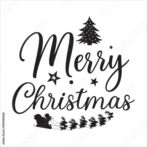 Christmas Quotes Design | Christmas Typography | Holidays Illustration | X-mas Vector Design