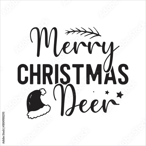 Christmas Quotes Design | Christmas Typography | Holidays Illustration | X-mas Vector Design