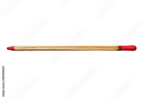 Single matchstick, head burned