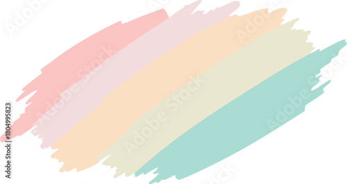Pastel brush strokes abstract vector illustration scalable eps graphic design element