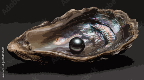 Oyster with pearl