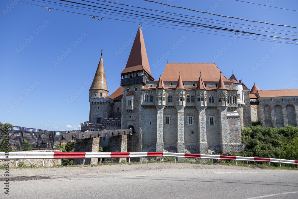 Obraz premium Die Burg Hunedoara in Rumänien, Siebenbürgen