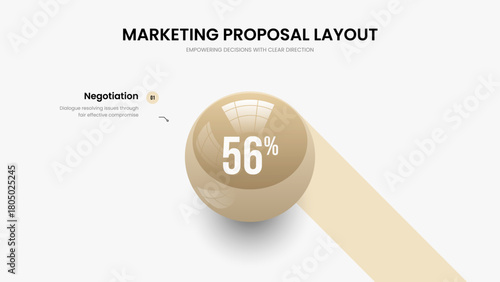 Business Overview 1 Option Chart Slideshow Design. Medical Insight Frame Layout Vector Illustration. Simple Briefing One Element Infographic Presentation Template.