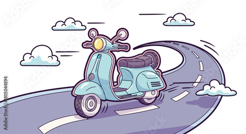 cartoon illustration of a car