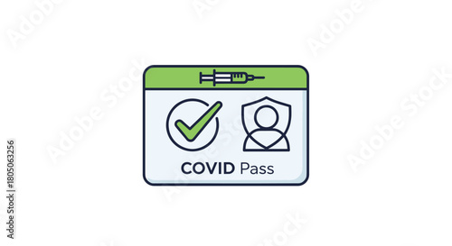 Show your digital Covid Pass stay safe and travel secure a great way to protect yourself and others with proof of vaccination against viruses, Generative AI.