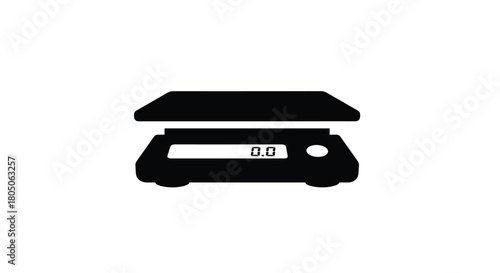 Precise digital kitchen scale for accurate measurements perfect for baking cooking and portion control in healthy living and dieting projects, Generative AI.