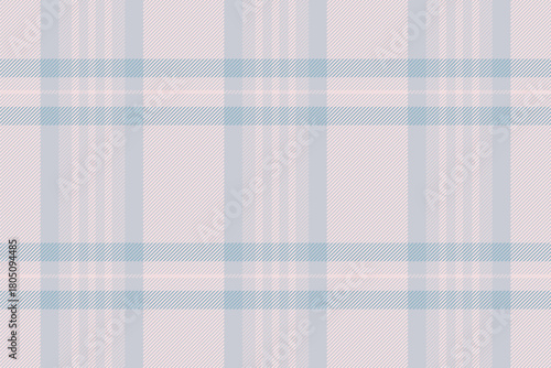Chic texture tartan check, variation pattern background seamless. Small fabric plaid textile vector in white and misty rose colors.