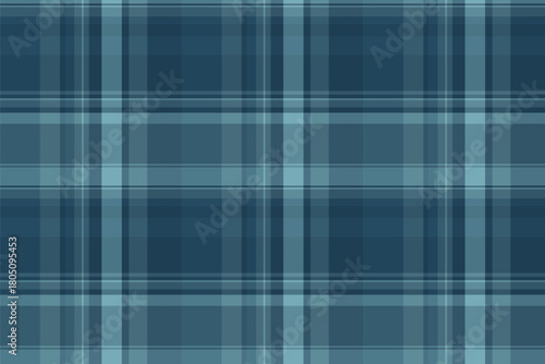 Drawing fabric plaid check, packaging background texture pattern. Purity vector textile tartan seamless in cyan color.