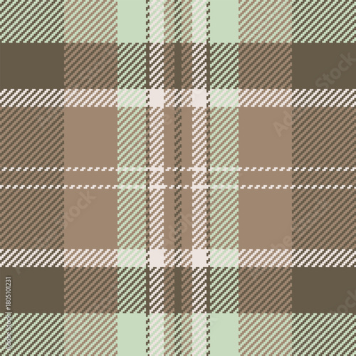 Ethnicity tartan textile texture, old seamless background check. Tone pattern fabric plaid vector in pastel and light colors.