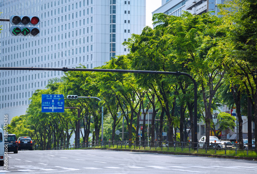 大阪の千日前通の風景