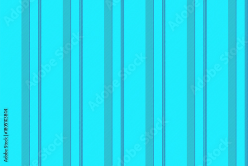 Buxurious texture fabric lines, close up vertical seamless vector. Lelebrate textile pattern background stripe in cyan and bright colors.