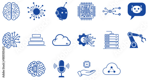AI & Machine Learning Icons Set