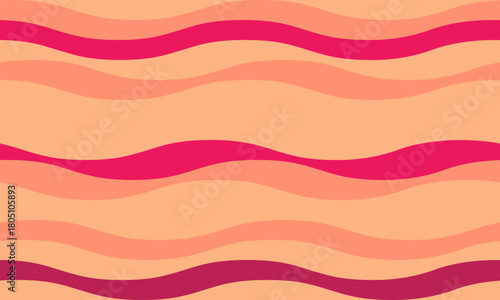 Vibrant wavy abstract background in peach and pink tones.  Perfect for websites, social media, or print projects needing a cheerful, modern design.