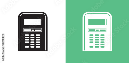ATM Icon Fill Vector – Banking and Finance Symbol