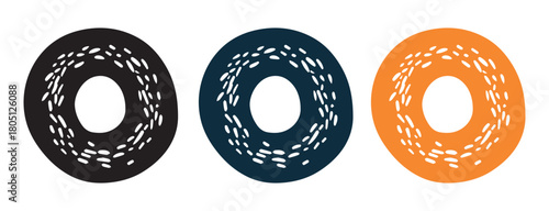 Bagel Logo Vector Illustration – Bakery and Sandwich Symbol