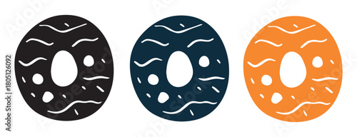 Bagel Logo Vector Illustration – Bakery and Sandwich Symbol