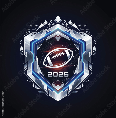 2026 american football championship emblem design