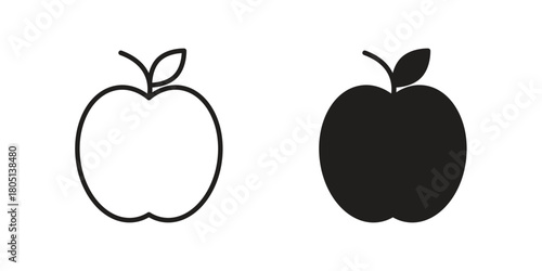 Apple icon concept vector illustration. logotype icon designs