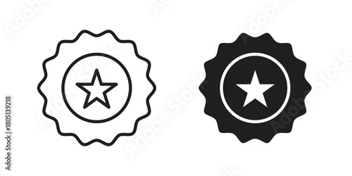 Badge icon concept vector illustration. logotype icon designs