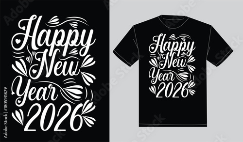 Print ready typography t-shirt design 2026