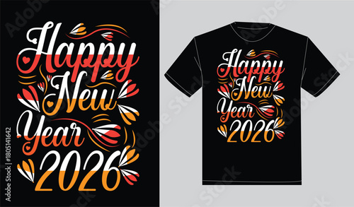 Print ready typography t-shirt design 2026