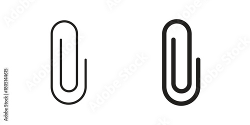 Clip icon concept vector illustration. logotype icon designs
