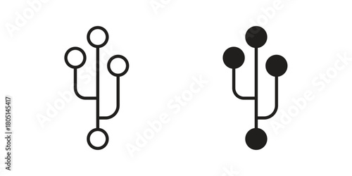 Code branch icon concept vector illustration. logotype icon designs