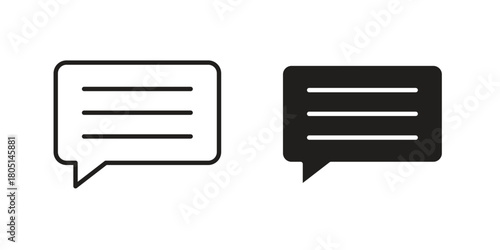 Comment icon concept vector illustration. logotype icon designs