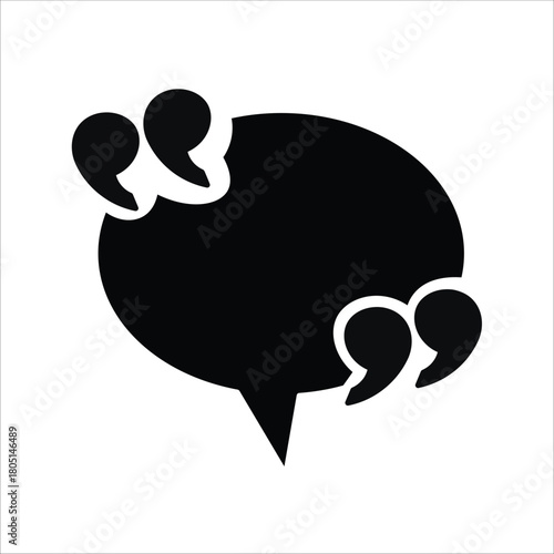 phrases icons. simple solid vector