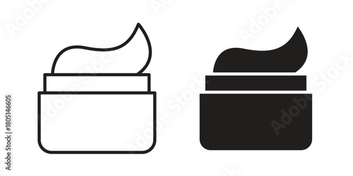 Cream icon concept vector illustration. logotype icon designs