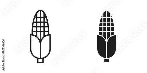 Corn icon concept vector illustration. logotype icon designs