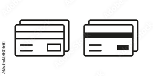 Credit card icon concept vector illustration. logotype icon designs