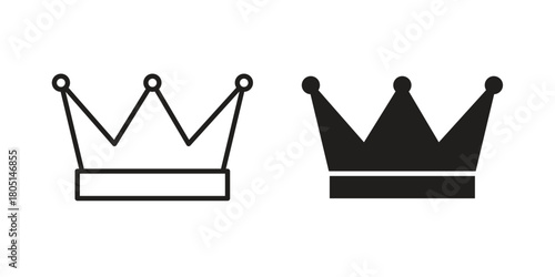 Crown icon concept vector illustration. logotype icon designs