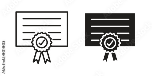 Diploma icon concept vector illustration. logotype icon designs
