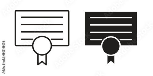 Diploma icon concept vector illustration. logotype icon designs