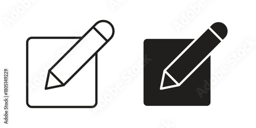 Edit icon concept vector illustration. logotype icon designs