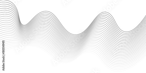Abstract blue wave vector background illustration pattern with dynamic lines and geometry concept